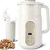 Nut Milk Maker, AlfaBot N2 Automatic Almond Milk Machine for Homemade Plant-Based Milk, Oat, Soy, Yogurt and Dairy Free Bever