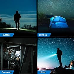 Rechargeable Flashlights High Lumens, 1200 Lumens