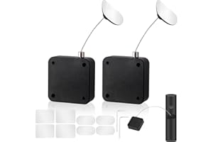 MERDTTES 6.5 Ft Retractable Remote Control Tether Locks, Security Lanyard Lock with Adjustable Leash Length Clasp for TV Remote Control, Tablets Showroom, Gaming Controller (2 PCS)