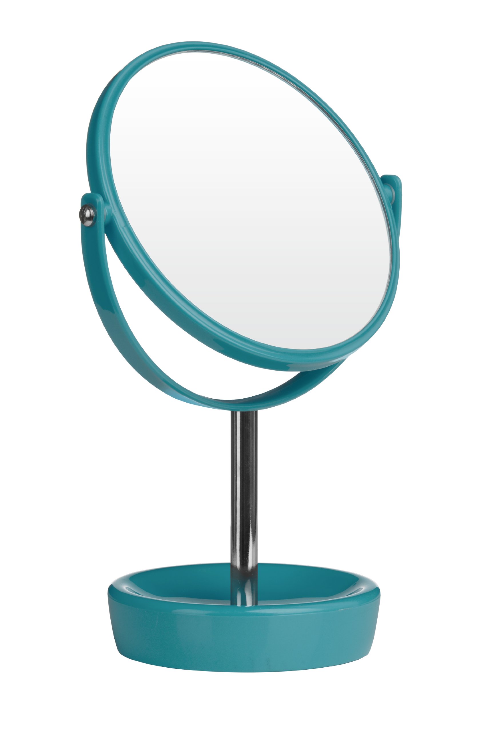 Premier Housewares Swivel Table Mirror - Turquoise