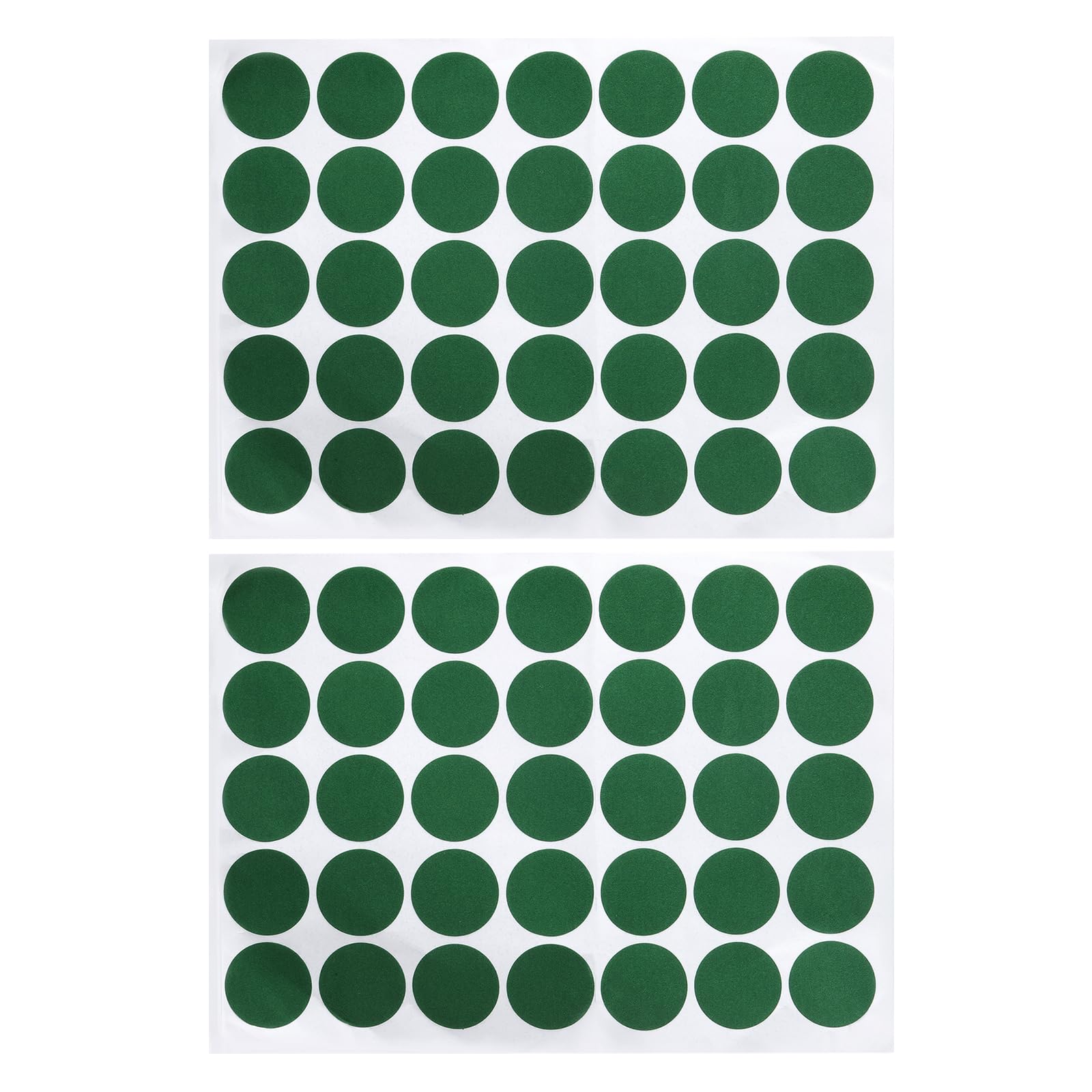 PATIKIL Billiard Cloth Repair Stickers 35mm, 70Pcs/2 Sheet Cloth Snooker Spots Patches Billiard Table Cloth Protector Pool Accessories, Green