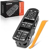 A-Premium Front Left Driver Side Power Window Switch | Compatible with Porsche Macan 2015-2018 Panamera 2011-2016 Cayenne 2011-2018, Replaces 7PP959858AEDML