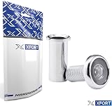 XFORT Polished Chrome Door Viewer Wide Angle 180° Spy Hole Front Door view 8