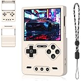 Silicone Case for Trimui Brick, Anti-Slip, Shock Proof, Soft Protective Case for Trimui Brick Handheld Game Console with Lanyard - White