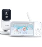 Baby Monitor Dr.Care NeoView - Video E Audio, Schermo 2.8", Visione Notturna, Sensore Temperatura, Portata 300m, Registrazione Su SD