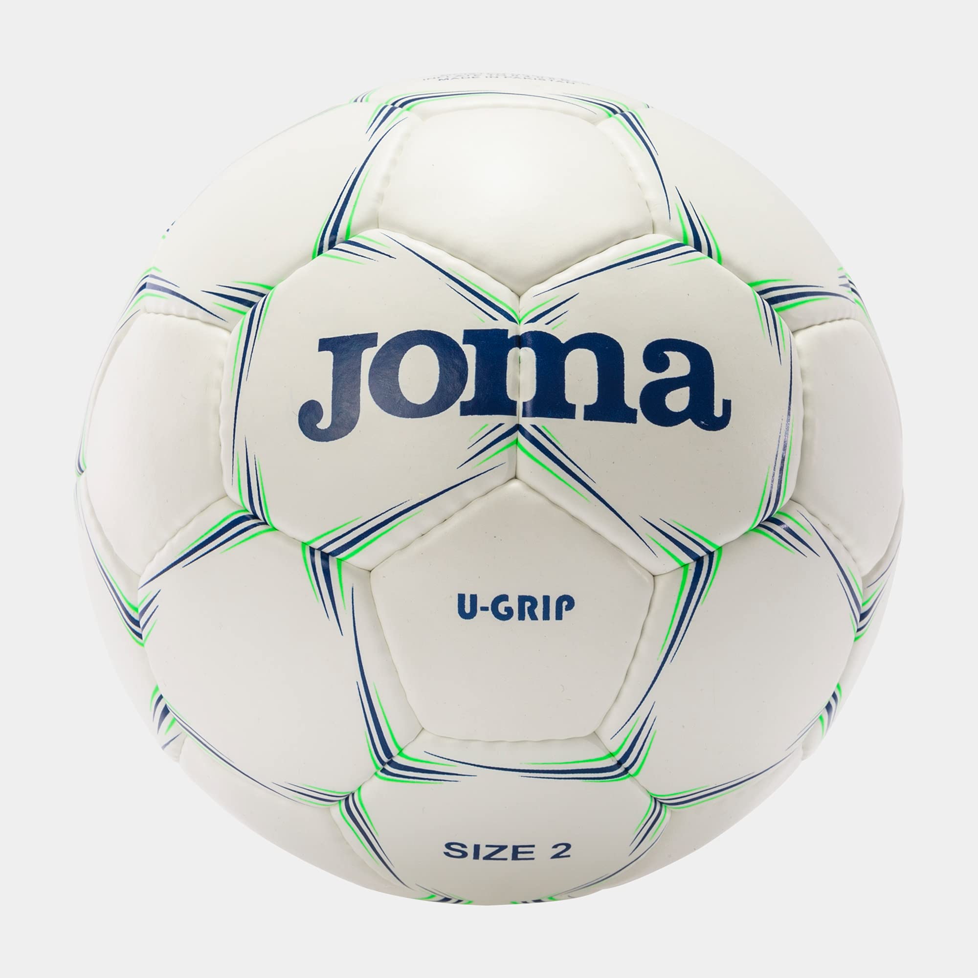 Joma B2 U-Grip Ball, Unisex-Adult, White Green