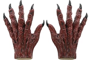 Funny Wolf Paw Gloves Creepy Monster Skeleton Halloween Costume Glove Party Cosplay Props Scary Demon Devil Witch Hand Gloves