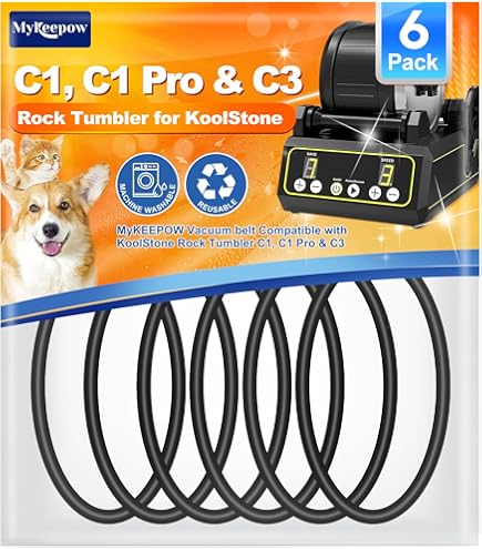 3-Pack Drive Belts For Thumler's Rock Tumblers – Model B, A-R-1, 2, 6, 12 (Part #401)