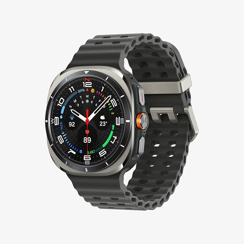 Galaxy Watch Ultra 2025 47mm - Smartwatch LTE con IA, Titanio, Botón Personalizable, Control de Salud, Garantía del Fabricante 3 Años + 1 año Extra, Plata Titanio (Versión española)