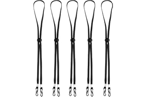 MOTZU 5 Pieces Mask Lanyard Necklace Strap, Adjustable Extend Ropes with Adjustable Cord Fastene