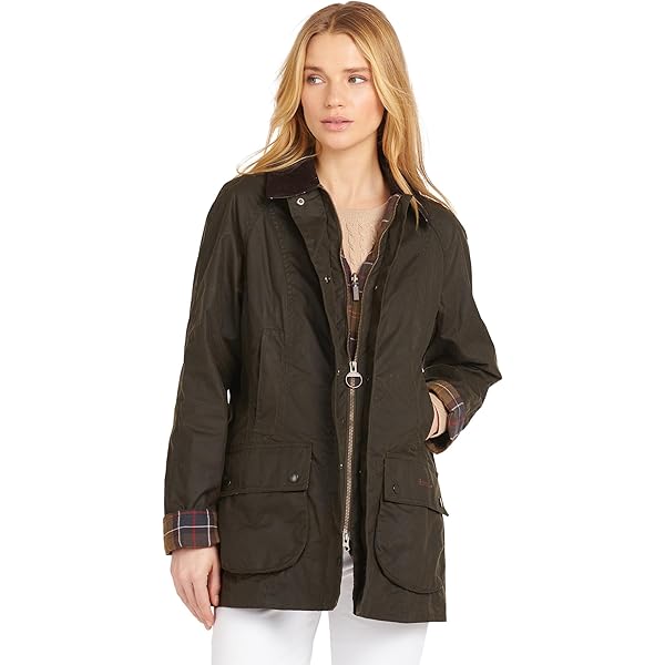 Barbour Women's Brambles Fleece Coat, Winter Pearl (US, Numeric
