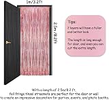 GREATRIL Rose Gold Tinsel Curtain Backdrop 1m x 2.5m Pack of 2 view 3
