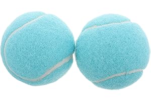 CALLARON 2pcs High Bounce Blue Tennis Balls for Adult Training and Exercise, Lightweight Sturdy Practice