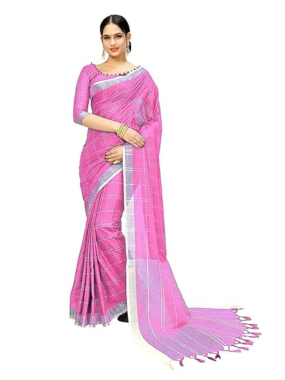 Cotton with Blouse Piece Saree