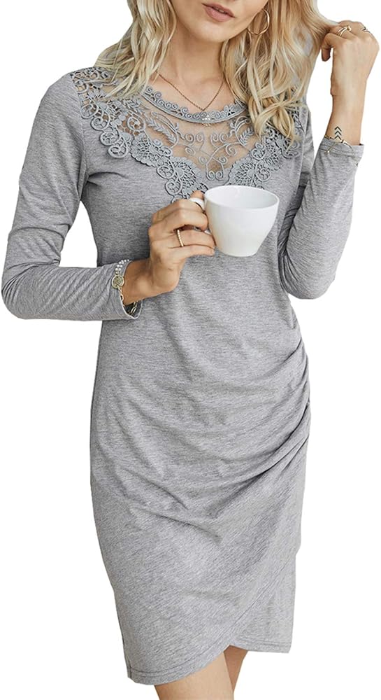 light grey short dress