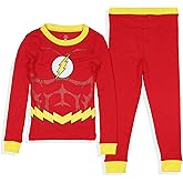 DC Comics Toddler Boys' Superhero Costume Tight Fit Multiple Styles Sleep Pajama Set Long Sleeves Pants