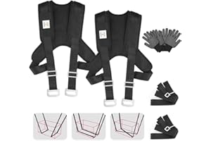 Tikaton Furniture Moving Strap – Adjustable Lifting Strap for 2 Movers - Move, Lift, Carry, And Secure Furniture, Appliances, Bulky Objects Safely, More Easily Like The Pros, Essential Moving Supplies