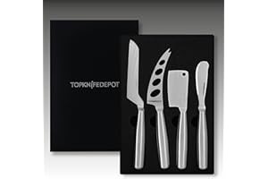 Artenostro TopKnife 4-Pc All Cheese Knife Set - Gift Box Included