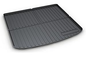 YQBRAND Edge Cargo Liner - All-Weather 3D Custom-Fit Waterproof Compatible with Ford Edge 2015-2025 Models Non-Slip Durable Odorless TPO Trunk Tray Floor Mat with High-Raised Lip