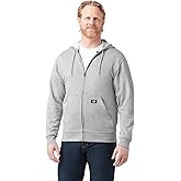 Dickies mens Big Tall Full Zip Fleece Hoodie