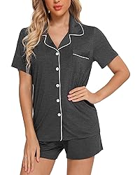 Pjmlifecoco Womens Button Down Pajama Sets Soft