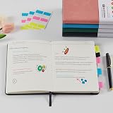 FOCUS DAY 2 Pack A5 Faux Leather Hardback Journal 160 Pages 100gsm 14.5 x 21.3 view 5