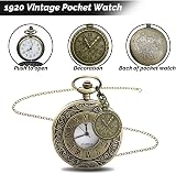 Okabay 17PCS 1920s Gatsby Mens Costume Set Vest Hat Crutches Pocket Watch Tie view 4