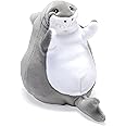 Wild Republic Flipkins Great White Shark, Stuffed Animal, 5 Inches, Plush Toy, Fill is Spun Recycled Water Bottles
