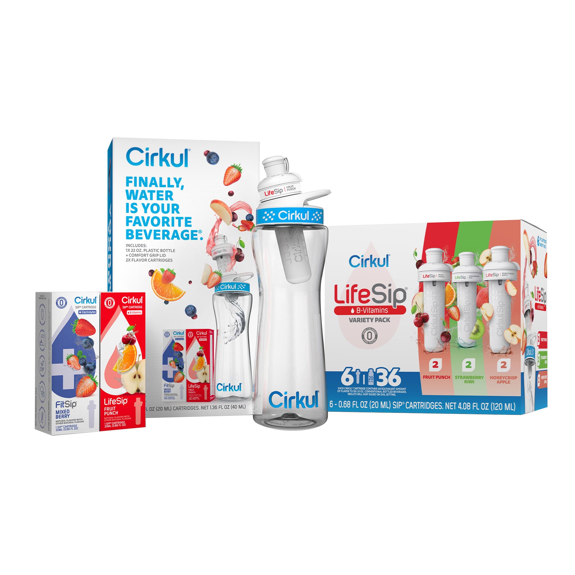 Cirkul Big Kid Bundle - 22oz. Plastic Water Bottle