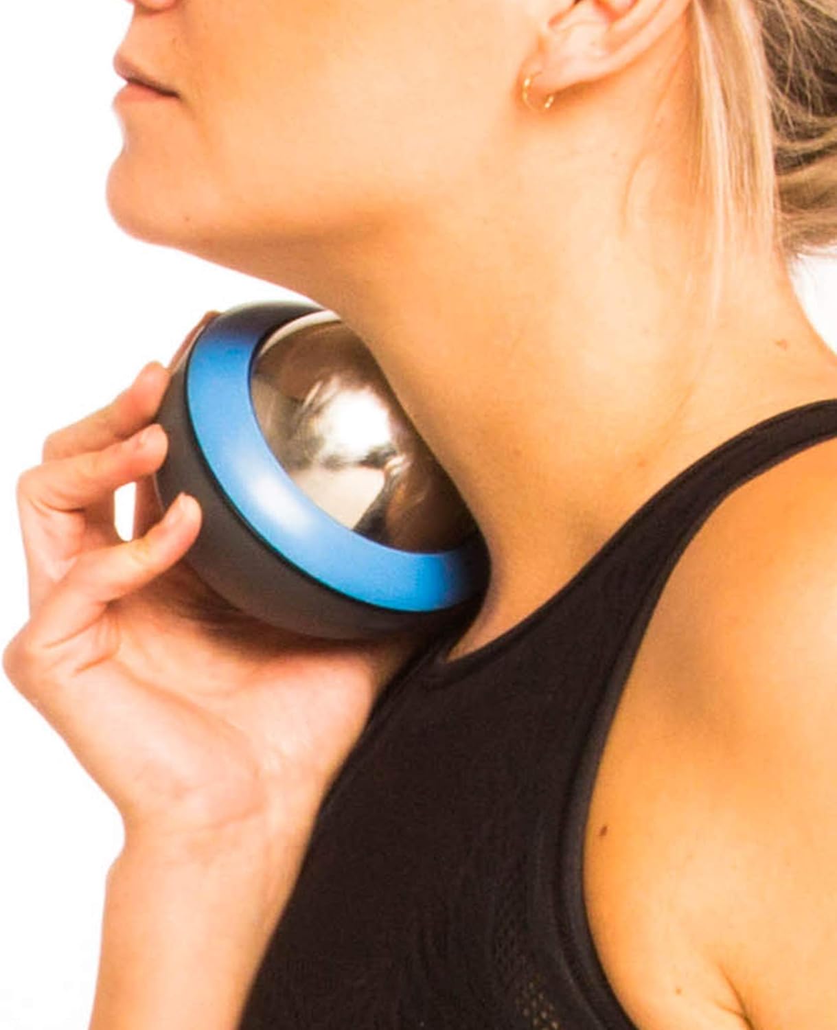 Recoup Fitness Cryosphere Cold Massage Roller - 6 Hours Cold Relief - Ice Cup - Myofascial Release- Great for Recovery - Free Rolling Removable Ball - Deep Tissue Massage - Pain Relief - Ice Pack: Health & Personal Care