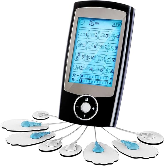 Tens Machine Muscle Stimulator Rechargeable Digital Therapy Full Body