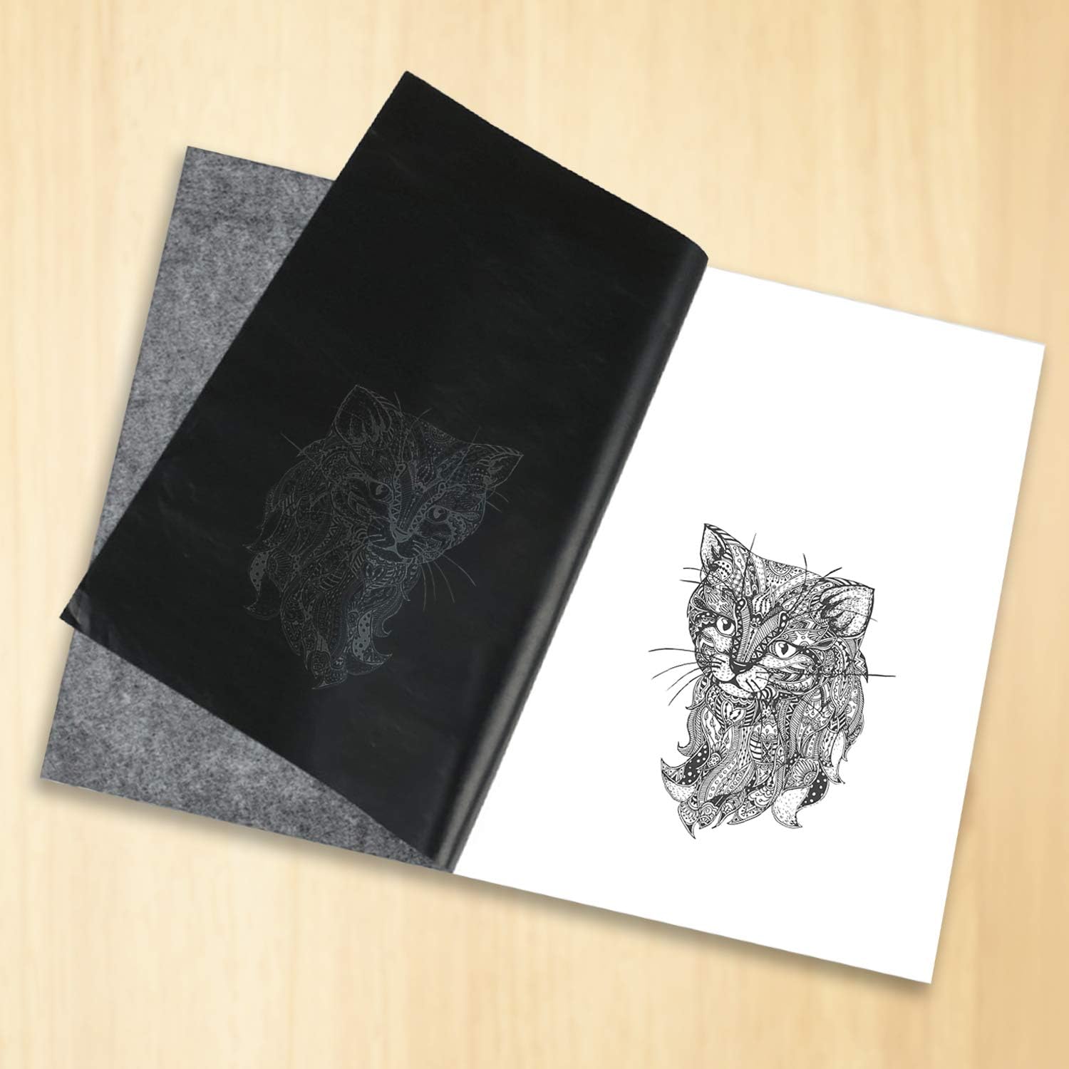 2 Large Sheets Of 26" X 42" Carbon Woodworking Transfer Paper U2013 CRE Crafts