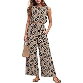 GRECERELLE Two Piece Sets for Women Sleeveless Crop Top Wide Leg Pants Sweat Set for Women Tracksuits 2026 Summer