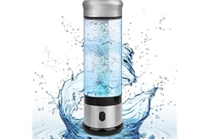 Hydrogen Water Bottle, HIGHTALL 1600ppb Hydrogen Water Bottle Generator, Portable 3-Min Hydrogen Water Generator, Rechargeable Ion Hydrogen Water Machine, Health Gift for Exercise, Office, Travel