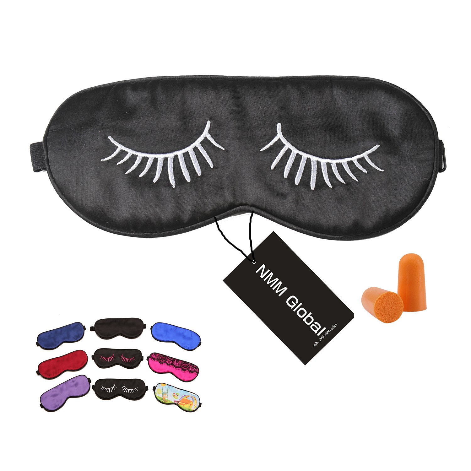 NMM Global 100 Mulberry Silk Sleep Mask, Natural Sleeping