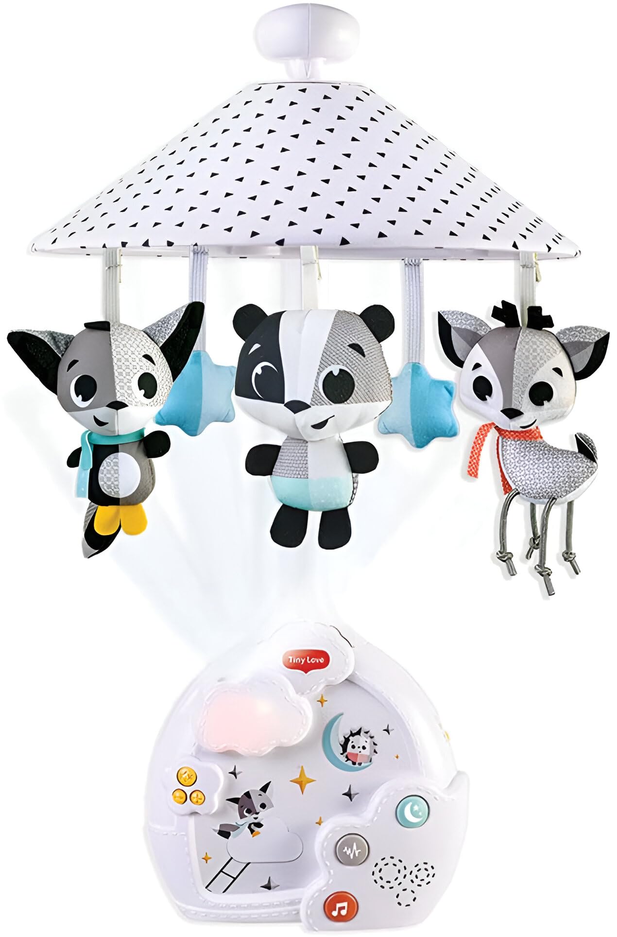 Tiny Love Magical Night 3-in-1 Projector Mobile, Baby Cot Musical With Soothing Night Light, 9 Melodies, 0m+, Magical Tales