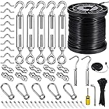BLIKA String Light Hanging Kits, 250FT Coated