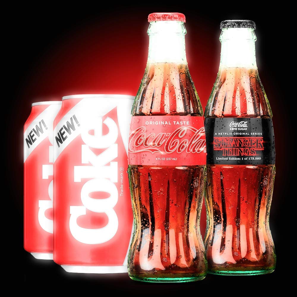 New Coke and Stranger Things 1985 Limited Edition Collector's Pack, Limited Edition Set includes Exclusive Stranger Things Coca-Cola Bottles!