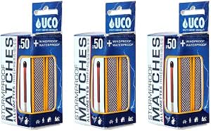 UCO O00031 Stormproof Match Kit Yellow - Knife Country, USA