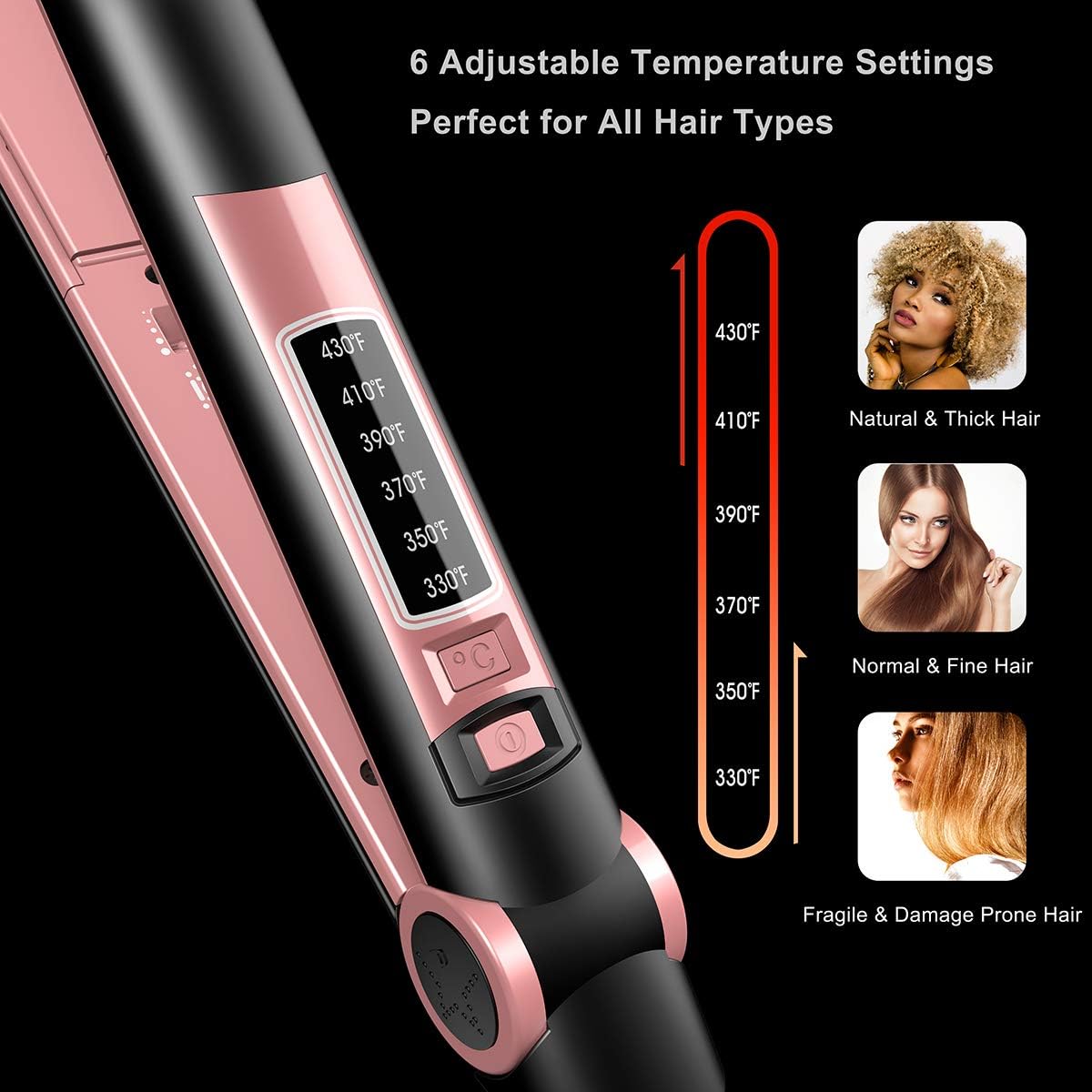 deogra professional hair straightener