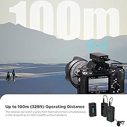 BOYA BY-XM6-S2 Wireless Lavalier Microphone, with