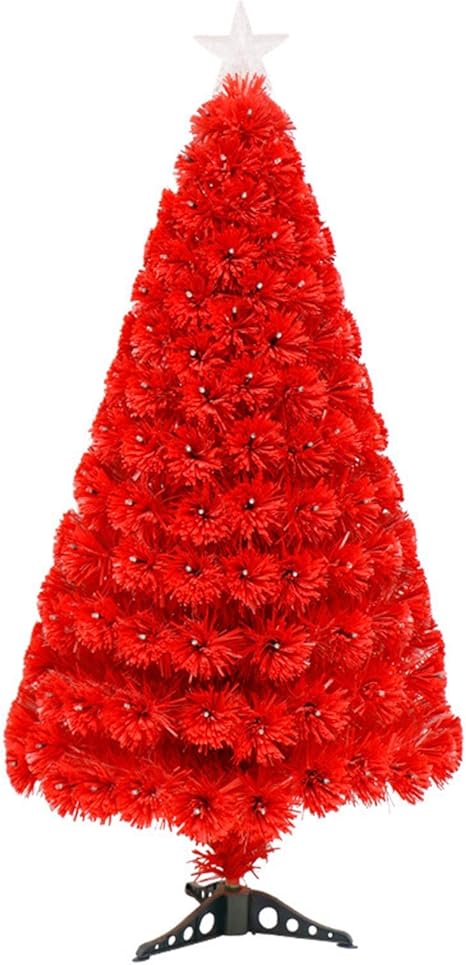 Amazon Co Jp フェスティバルpvc人工クリスマスツリー Pvcレッグスタンドベース付きの赤いクリスマスパインツリー 屋内および屋外の休日の装飾用 ホーム キッチン