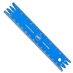 Knafs - Aluminum Ruler and Knife Angle Finder