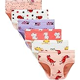 Winging Day Girls' Pure Cotton Panties Soft Underwear