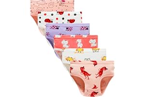 Winging Day Girls' Pure Cotton Panties Soft Underwear