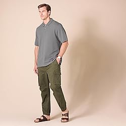 Amazon Essentials Men's Regular-Fit Cotton Pique