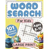 Word Search for Kids Ages 10-12: 100 unique themes for word search ...