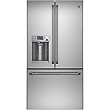 GE CFE28TSHSS Cafe 28.6 Cu. Ft. Stainless Steel French Door Refrigerator - Energy Star