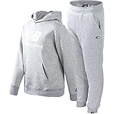 New Balance Boys Sweatpants Set - 2 Piece Fleece Pullover Hooded Boys Sweatshirt and Joggers Youth Kids Activewear (8-20)
