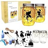 Onnetila Fairy Lantern Craft Kit for Girls and Boys (2 Pack) - Fairy Nightlight Kit Make Your Own Fairy Garden Jar - DIY…